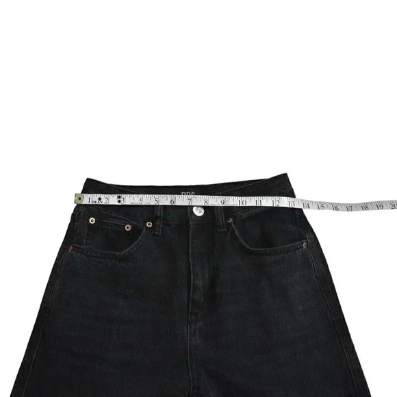 Urban OutfittersBDG Ripped Washed Black Jeans Distressed Wide Leg Baggy Size 25 - Picture 9 of 14